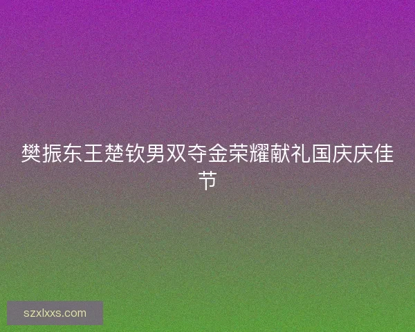 樊振东王楚钦男双夺金荣耀献礼国庆庆佳节